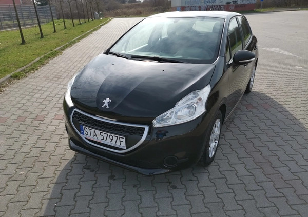 Peugeot 208 cena 20900 przebieg: 134000, rok produkcji 2013 z Radzionków małe 154